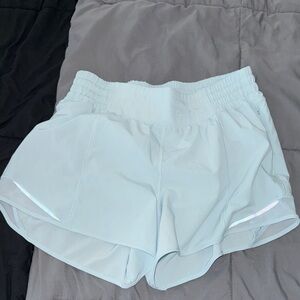 Women's Light Blue Lululemon shorts